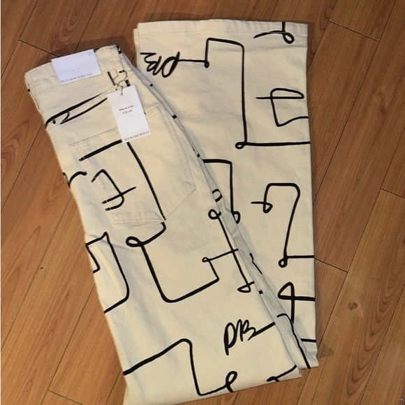 Weworewaht. X Daniélle B.                          High Rise Wide Leg Jean. - Picture 3 of 8